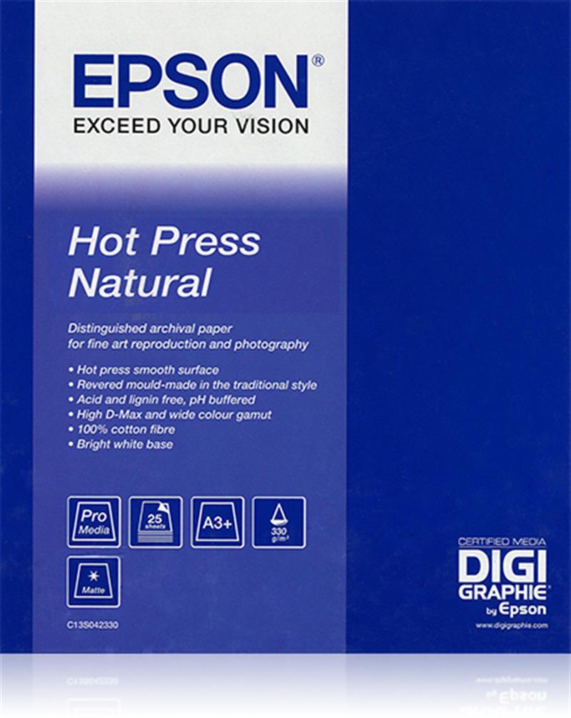 Epson Hot Press Natural A2