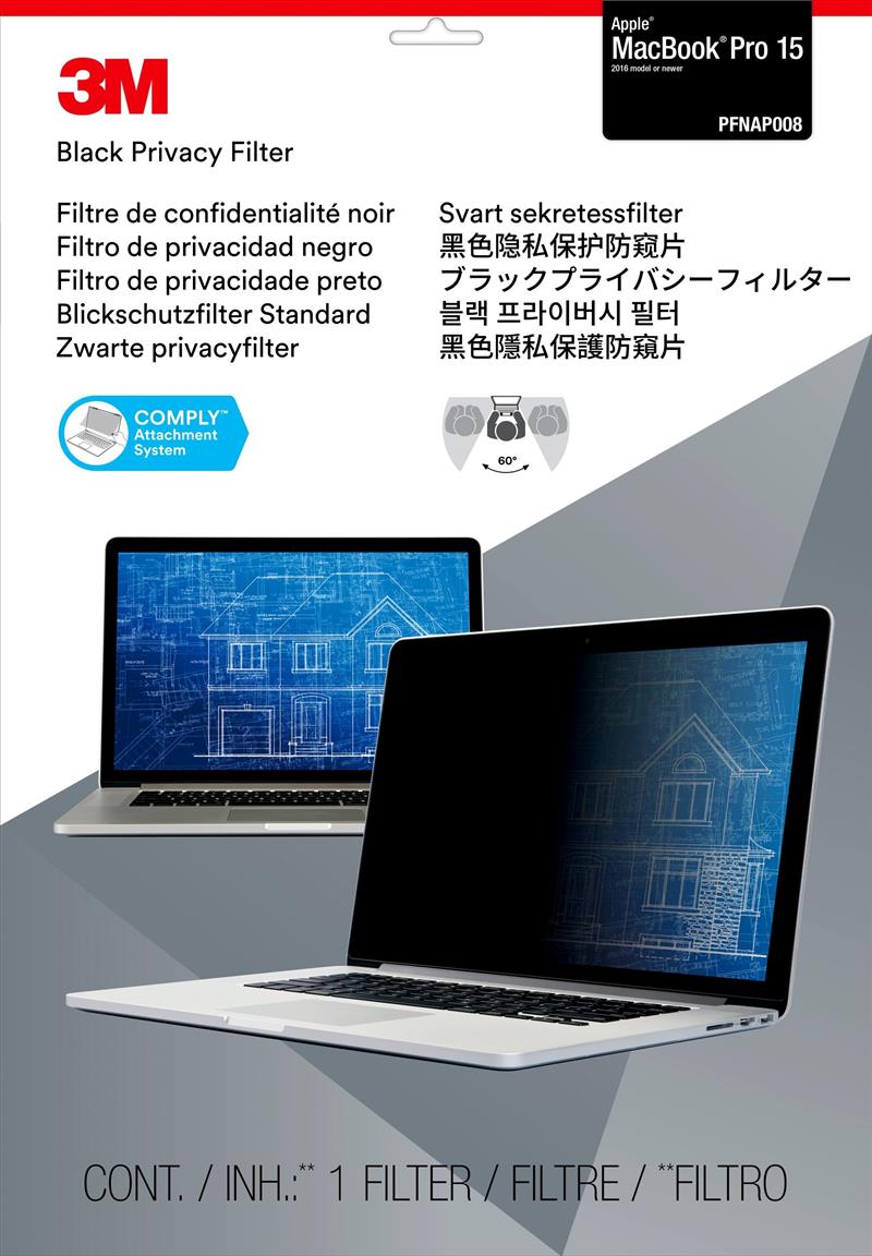 3M Privacyfilter voor Apple® MacBook Pro® 15"" (2016)
