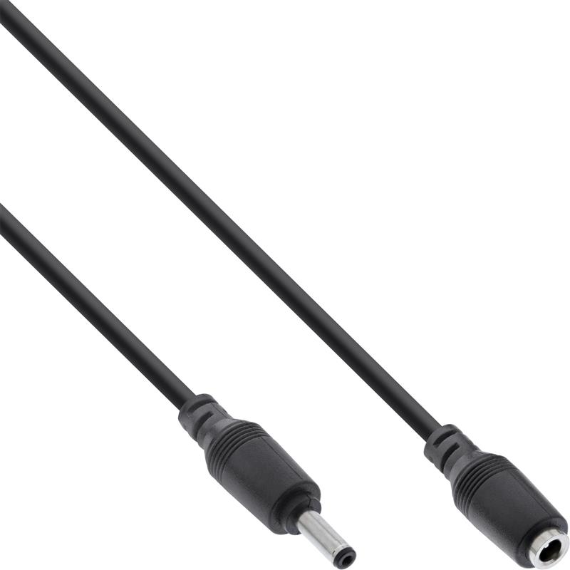 InLine DC plug 3 5x1 35mm extension cable for SmartHome outdoor cam 5m
