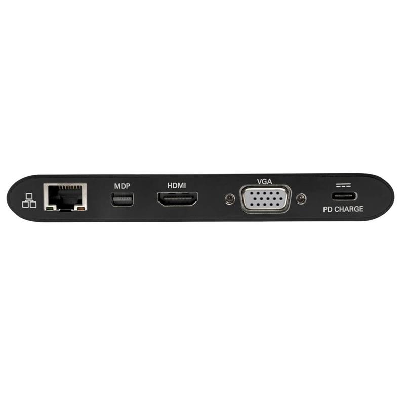 Tripp Lite U442-DOCK1-B interface hub USB 3.2 Gen 2 (3.1 Gen 2) Type-C 5000 Mbit/s