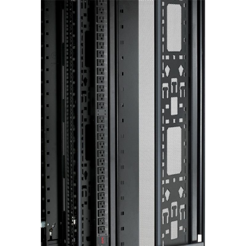 APC NetShelter SX 42U 750mm(b) x 1070mm(d) 19"" IT rack, behuizing met zijpanelen, zwart