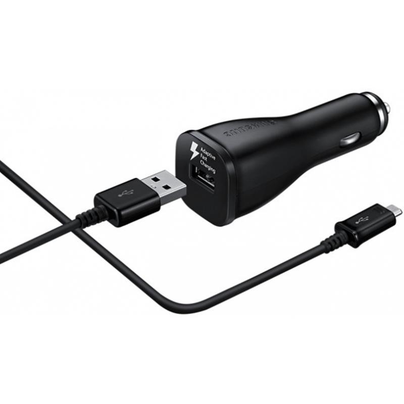 EP-LN915UBEGWW Samsung Adaptive Fast Charging Car Charger Micro-USB Black Bulk