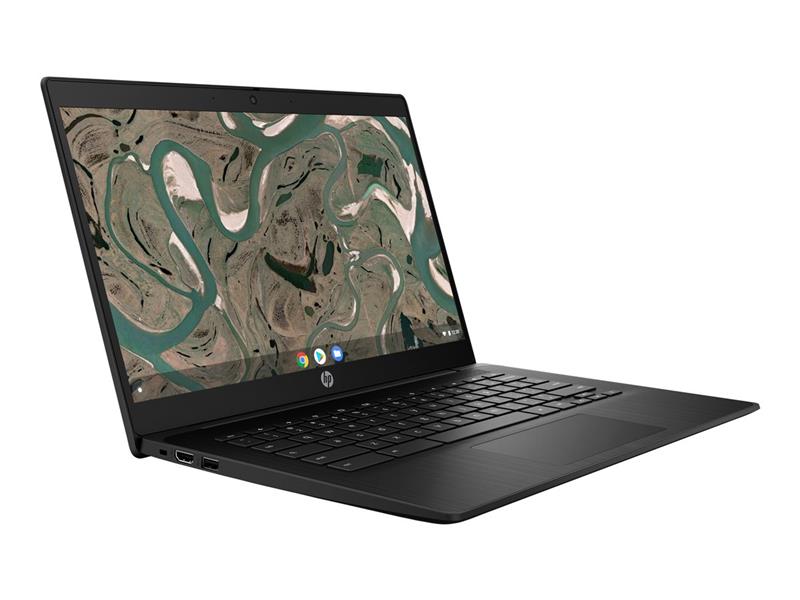 HP Chromebook 14 G7 35,6 cm (14"") Touchscreen Full HD Intel® Celeron® 8 GB LPDDR4x-SDRAM 64 GB eMMC Wi-Fi 6 (802.11ax) Chrome OS Zwart