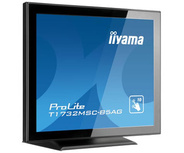 iiyama ProLite T1732MSC-B5AG touch screen-monitor 43,2 cm (17"") 1280 x 1024 Pixels Zwart Multi-touch