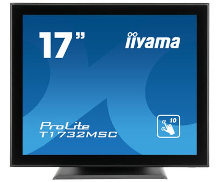iiyama ProLite T1732MSC-B5X touch screen-monitor 43,2 cm (17"") 1280 x 1024 Pixels Zwart Multi-touch