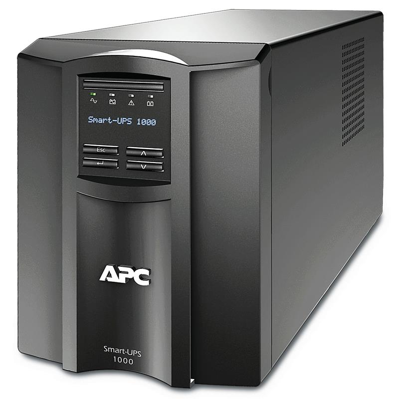 APC Smart-UPS SMT1000IC Noodstroomvoeding - 8x C13, USB, SmartConnect, 1000VA