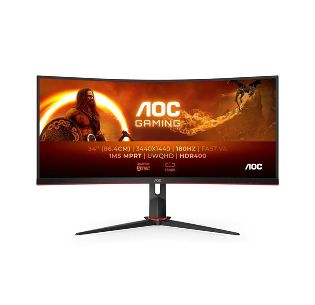 AOC G2 CU34G2XP/BK computer monitor 86,4 cm (34"") 3440 x 1440 Pixels