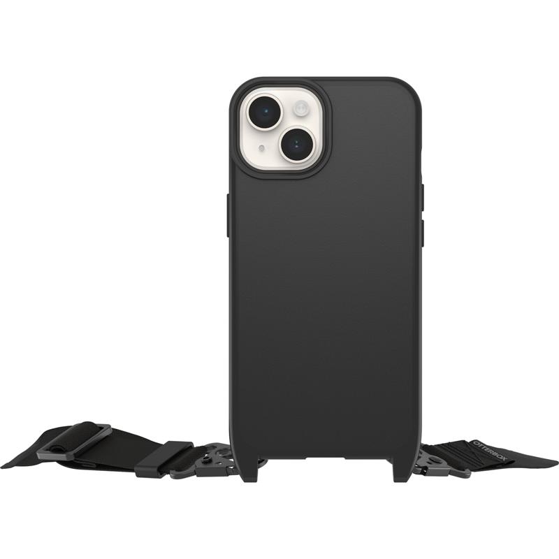 OtterBox React Lanyard hoesje met MagSafe voor iPhone 14, ultradunne beschermhoes met verstelbare en afneembare lanyardriem, getest volgens militaire 