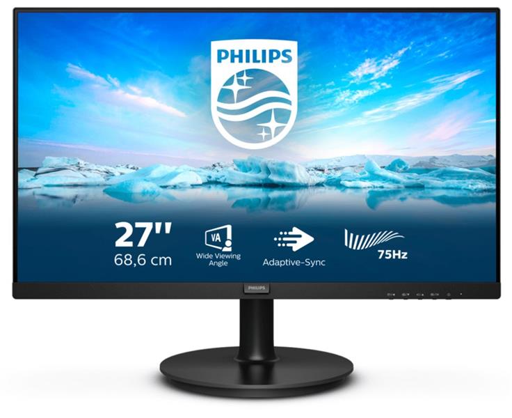Philips V Line 272V8LA/00 computer monitor 68,6 cm (27"") 1920 x 1080 Pixels Full HD LED Zwart