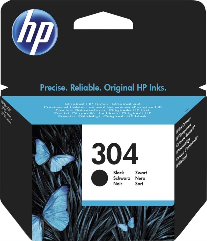 HP 304 originele zwarte inktcartridge