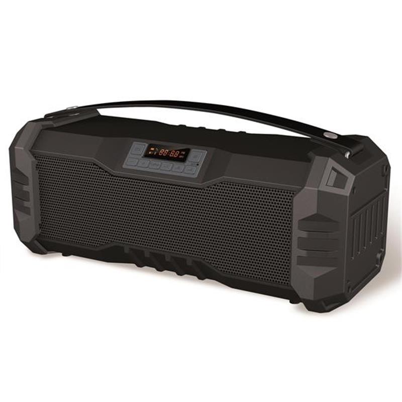 Platinet Speaker Boombox zwart - bluetooth