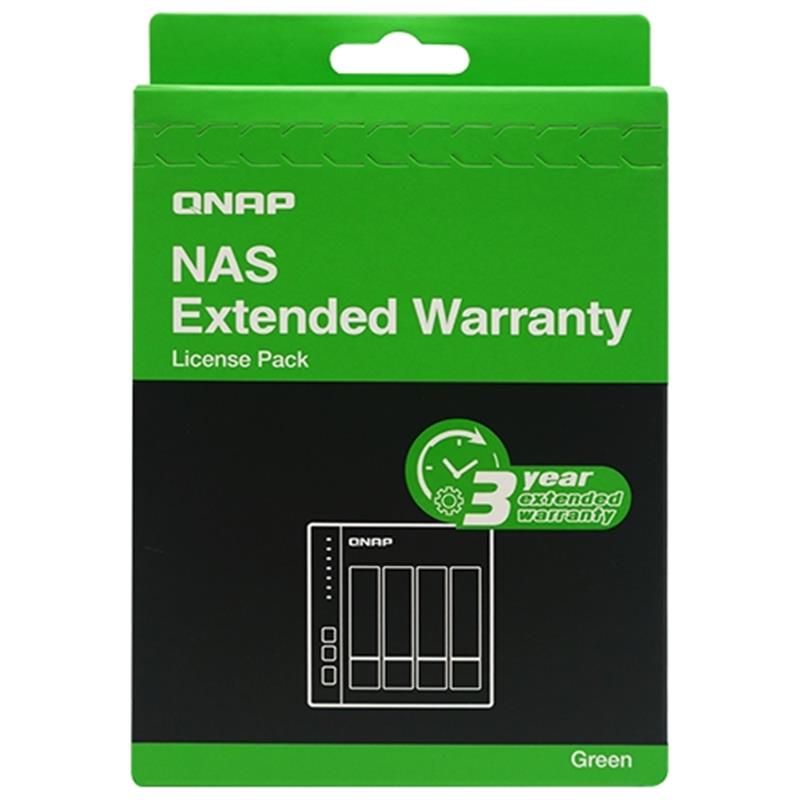 QNAP LIC-NAS-EXTW-GREEN-3Y garantie- en supportuitbreiding