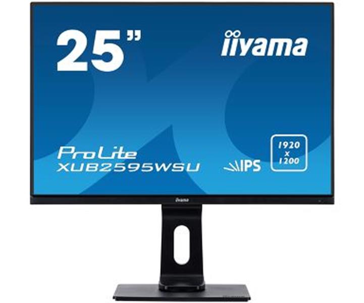 iiyama ProLite XUB2595WSU-B1 LED display 63,5 cm (25"") 1920 x 1200 Pixels WUXGA Flat Mat Zwart