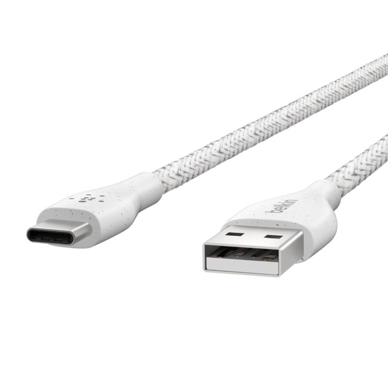 Belkin DuraTek Plus USB-kabel 1,2 m USB 2.0 USB A USB C Wit