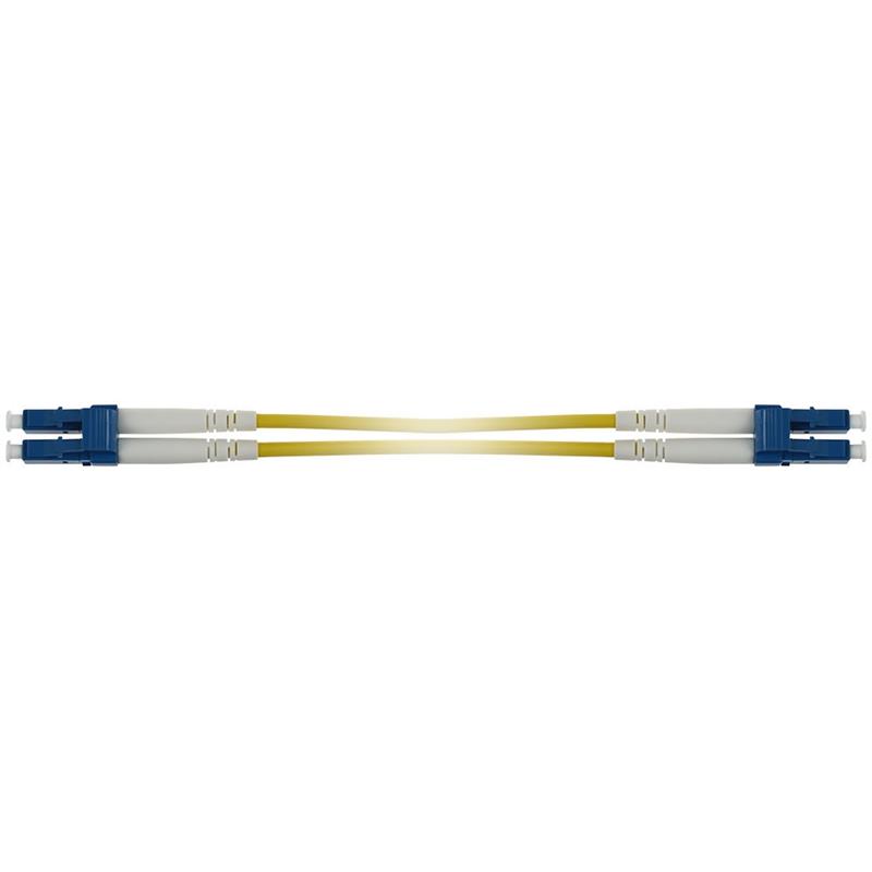 ACT RL3302 Glasvezel kabel 2 m 2x LC OS2 Geel