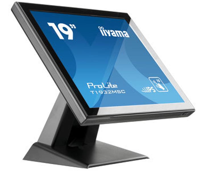 iiyama ProLite T1932MSC-B5AG touch screen-monitor 48,3 cm (19"") 1280 x 1024 Pixels Zwart Multi-touch Tafelblad