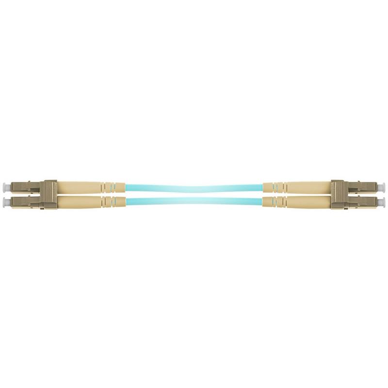 ACT RL3425 Glasvezel kabel 25 m 2x LC OM3 Aqua-kleur