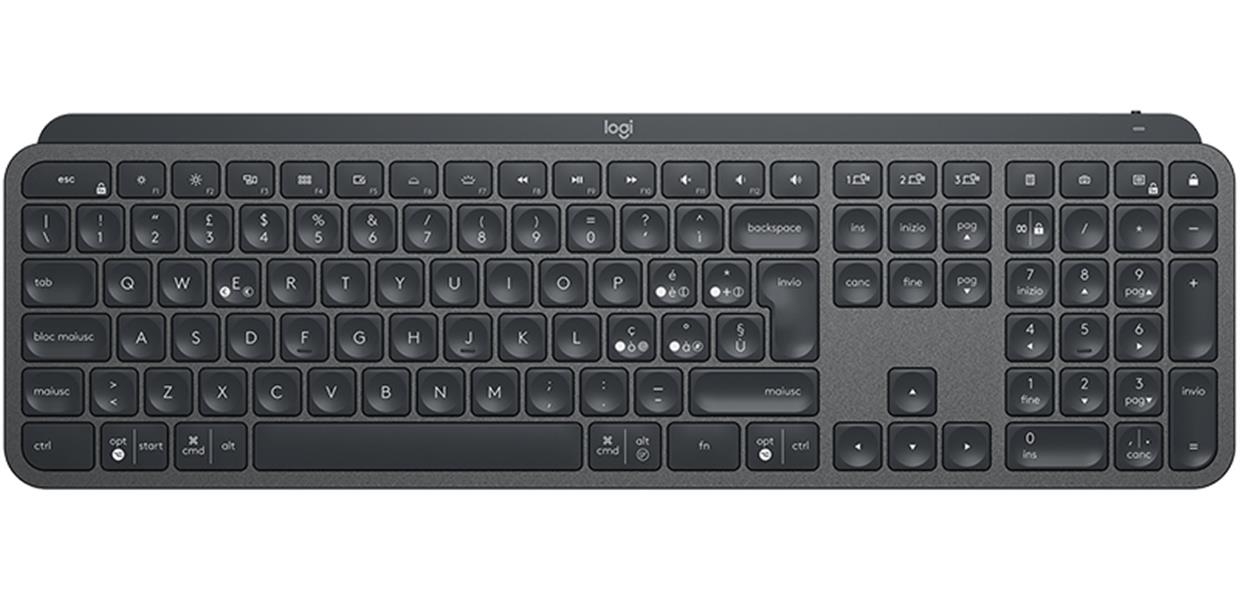 LOGI MX Keys Adv WL Illum Keyboard ITA 