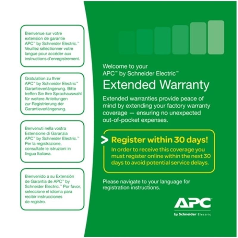 APC WEXTWAR1YR-SD-02 garantie- en supportuitbreiding