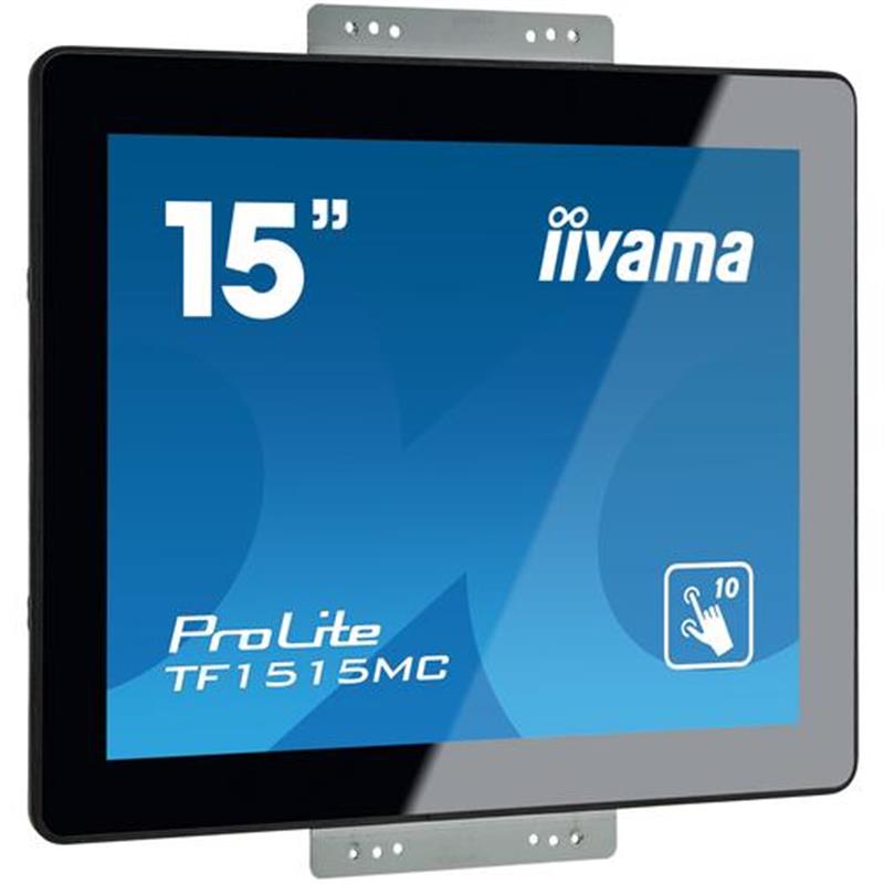 iiyama ProLite TF1515MC-B2 touch screen-monitor 38,1 cm (15"") 1024 x 768 Pixels Multi-touch Zwart