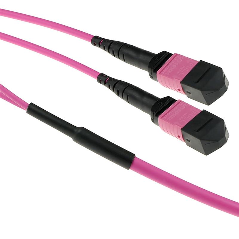 ACT DC5200 Glasvezel kabel 5 m 2x MPO OM4 Violet