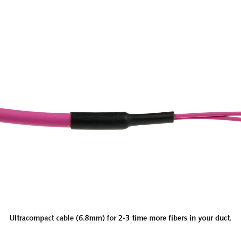 ACT DC5201 Glasvezel kabel 7 m 2x MPO OM4 Violet