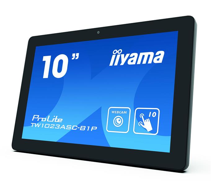 iiyama ProLite TW1023ASC-B1P touch screen-monitor 25,6 cm (10.1"") 1280 x 800 Pixels Multi-touch Multi-gebruiker Zwart
