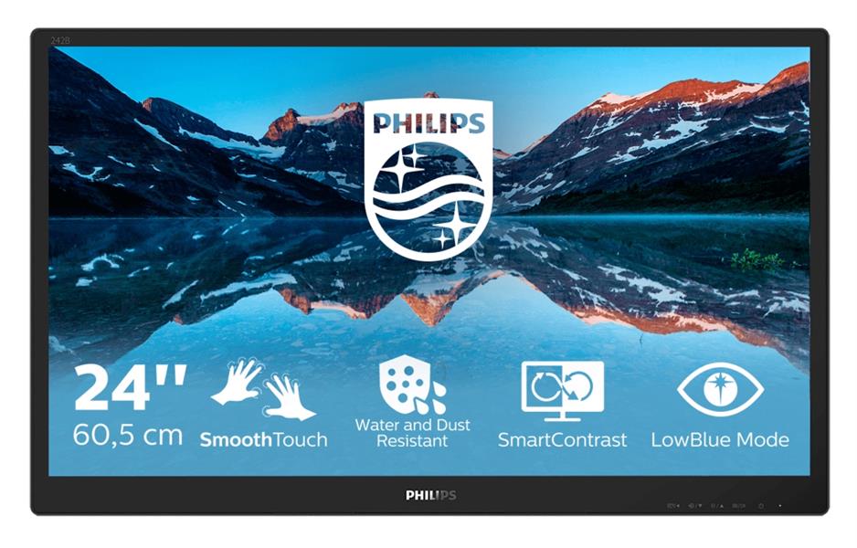 Philips 242B9TN/00 computer monitor 60,5 cm (23.8"") 1920 x 1080 Pixels Full HD LCD Zwart