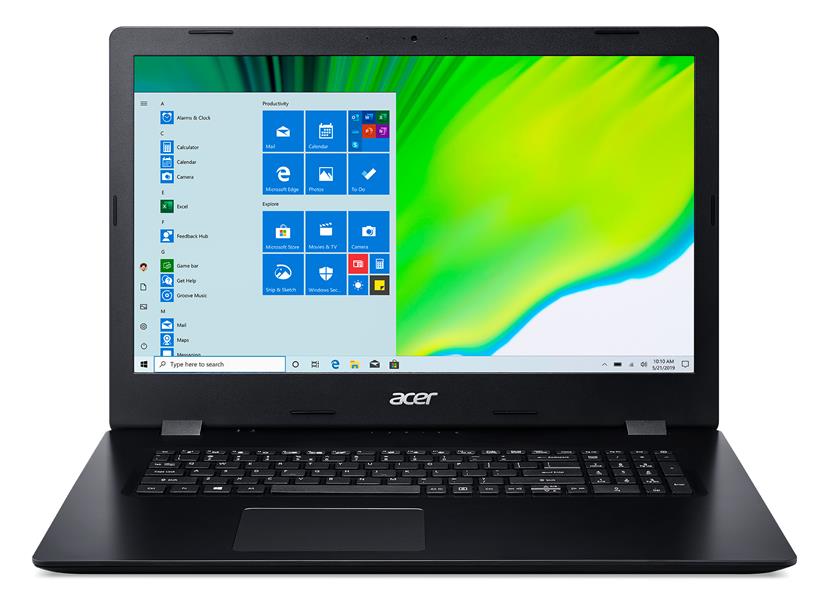 Acer Aspire 3 A317-52-7367 Notebook Zwart 43,9 cm (17.3"") 1920 x 1080 Pixels Intel® 10de generatie Core™ i7 8 GB DDR4-SDRAM 512 GB SSD Wi-Fi 5 (802.1