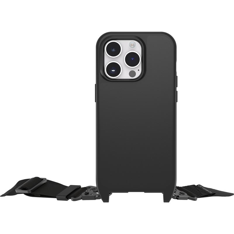 OtterBox React Lanyard hoesje met MagSafe voor iPhone 14 Pro, ultradunne beschermhoes met verstelbare en afneembare lanyardriem, getest volgens milita