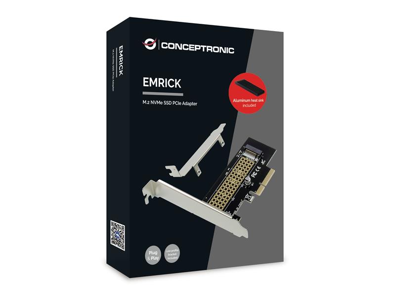 Conceptronic EMRICK05BS interfacekaart/-adapter Intern M.2