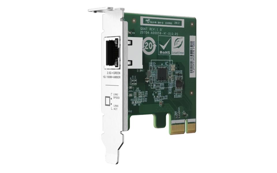QNAP QXG-2G1T-I225 netwerkkaart Ethernet 2500 Mbit/s
