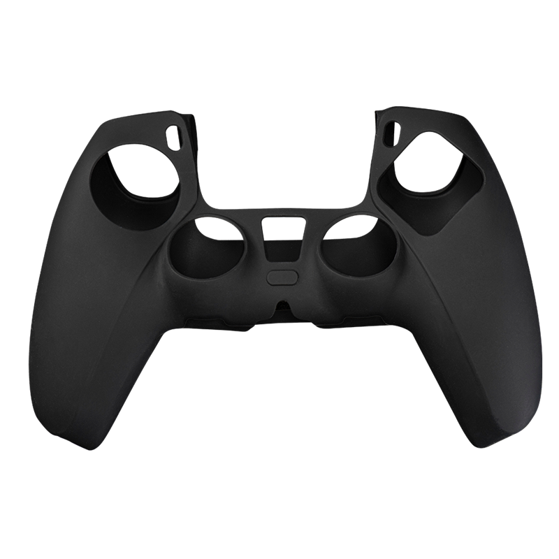 Playstation 5 - Siliconen controller skin en thumb grips voor PS5 DualSense controller - Zwart