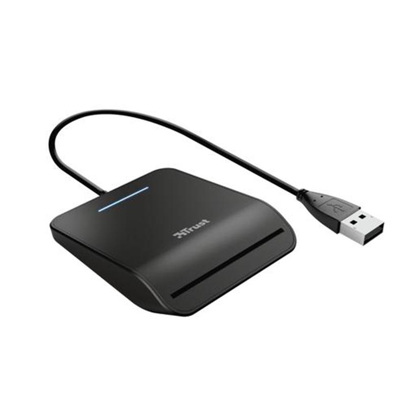 Trust Primo smart card reader Binnen CardBus+USB 2.0 Zwart