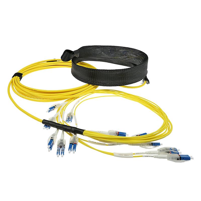 ACT DC5551 Glasvezel kabel 5 m LC OS2 Geel