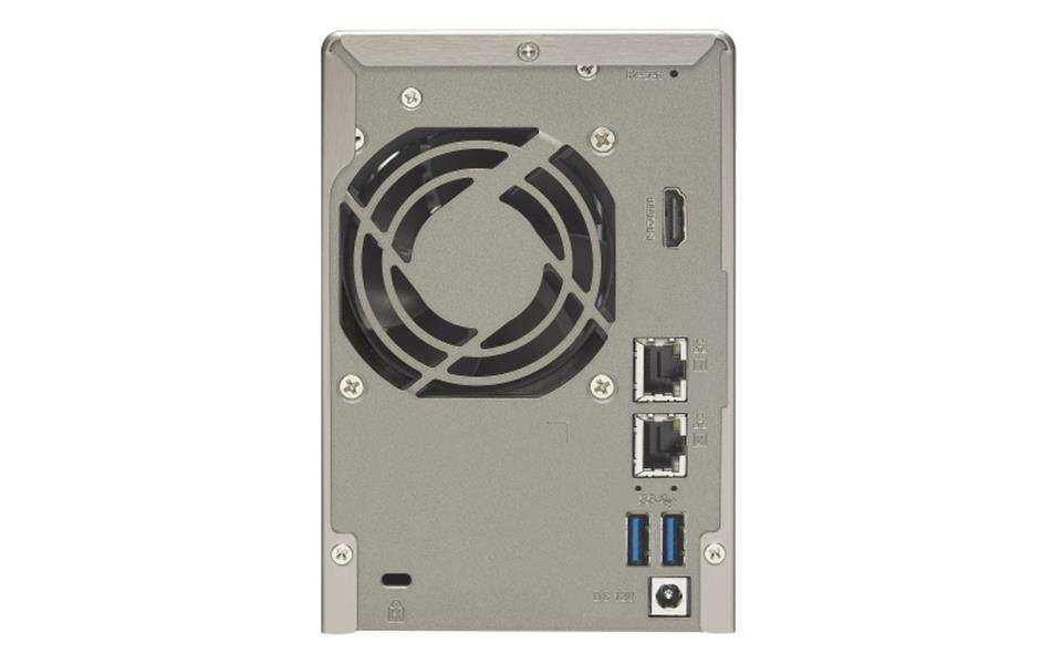 QNAP QVP-21A data-opslag-server NAS Tower Ethernet LAN Zwart J1900