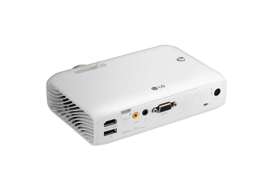 LG PH510PG beamer/projector Projector met normale projectieafstand 550 ANSI lumens DLP 720p (1280x720) Wit