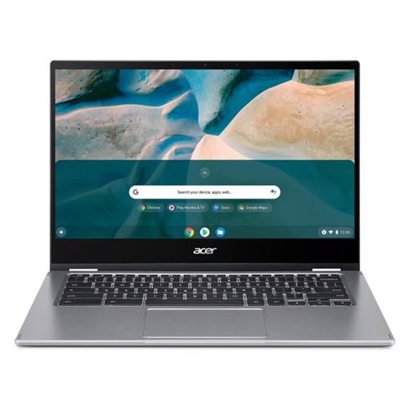 Acer Chromebook Spin 514 CP514-1W-R7DJ 35 6 cm 14 Touchscreen Full HD AMD Ryzen 3 8 GB DDR4-SDRAM 64 GB eMMC Wi-Fi 5 802 11ac Chrome OS Grijs