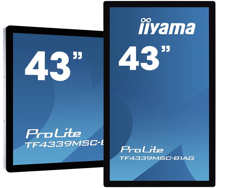 iiyama ProLite TF4339MSC-B1AG touch screen-monitor 109,2 cm (43"") 1920 x 1080 Pixels Multi-touch Multi-gebruiker Zwart