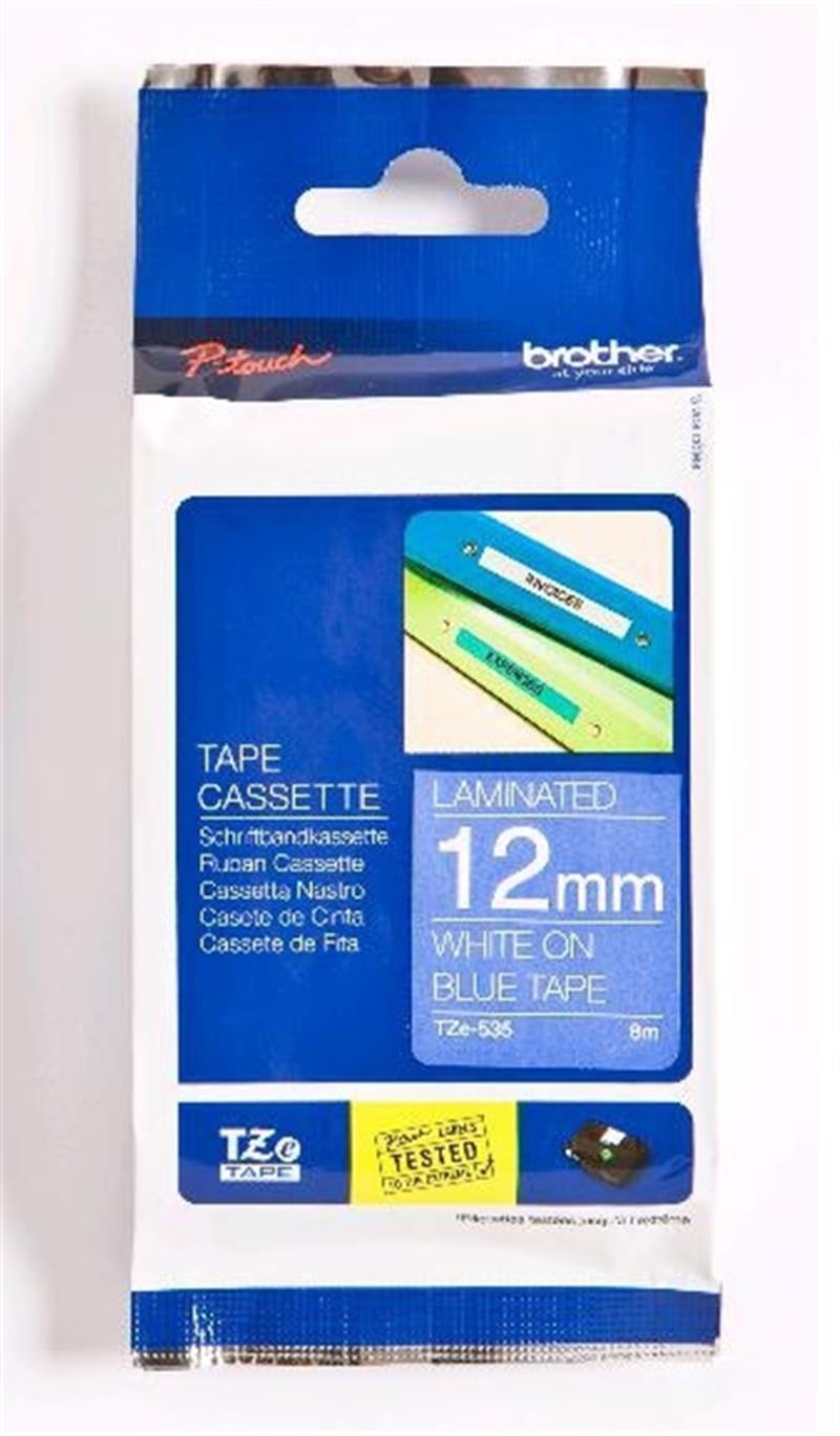 Brother Tape gelamineerd 12mm
