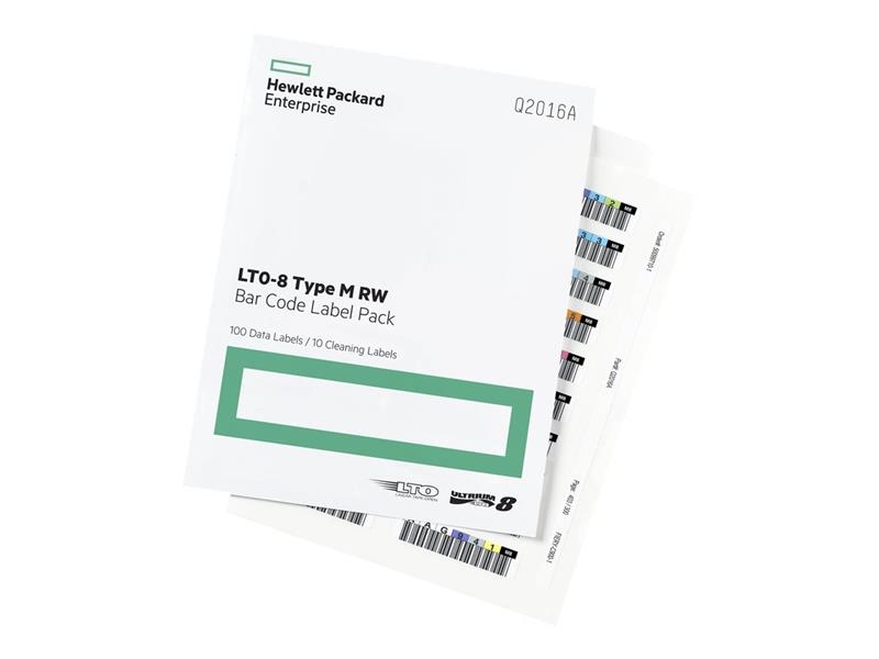 HPE LTO-8 Bar Code Label Pack