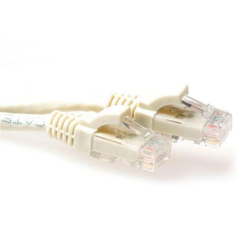 ACT CAT6A UTP netwerkkabel Ivoor 0,5 m U/UTP (UTP)