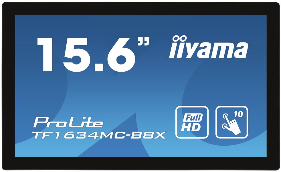 iiyama 15.6iPCAP Bezel Free 10P Touch with Anti-Finger print coating 1920x1080