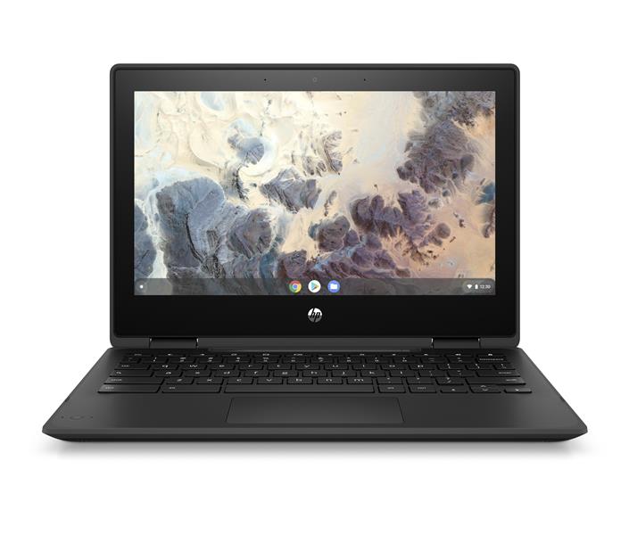 HP Chromebook x360 11 G4 EE 29,5 cm (11.6"") Touchscreen HD Intel® Celeron® 4 GB LPDDR4x-SDRAM 32 GB eMMC Wi-Fi 6 (802.11ax) Chrome OS Zwart