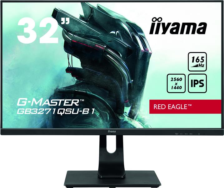 iiyama G-MASTER GB3271QSU-B1 computer monitor 80 cm (31.5"") 2560 x 1440 Pixels Wide Quad HD LED Zwart