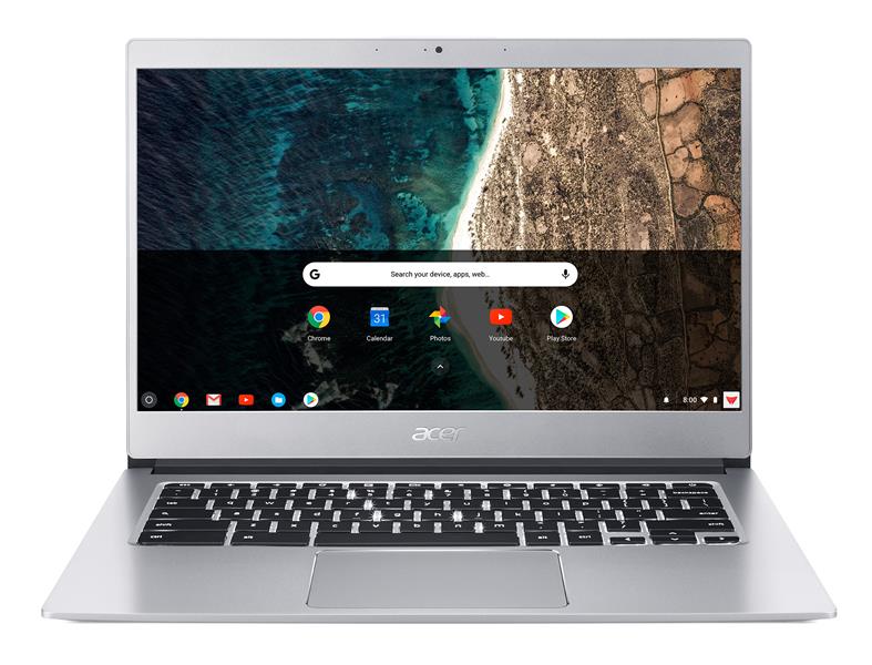 Acer Chromebook 514 CB514-1W-P32X 35,6 cm (14"") Full HD Intel® Pentium® Gold 8 GB LPDDR4x-SDRAM 128 GB SSD Wi-Fi 6 (802.11ax) Chrome OS Grijs