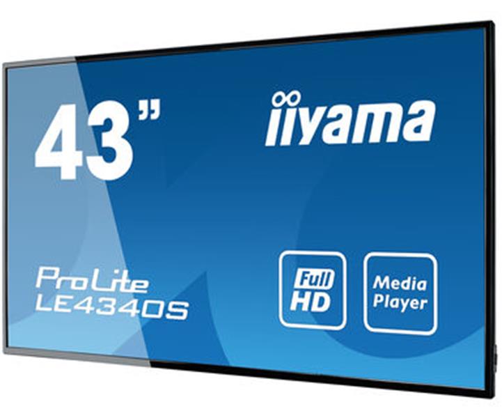 iiyama LE4340S-B3 beeldkrant Digitale signage flatscreen 109,2 cm (43"") LED Full HD Zwart