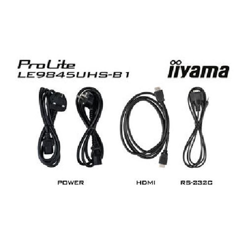 Iiyama 98i 3840x2160 4K UHD IPS VGA 3xHDMI