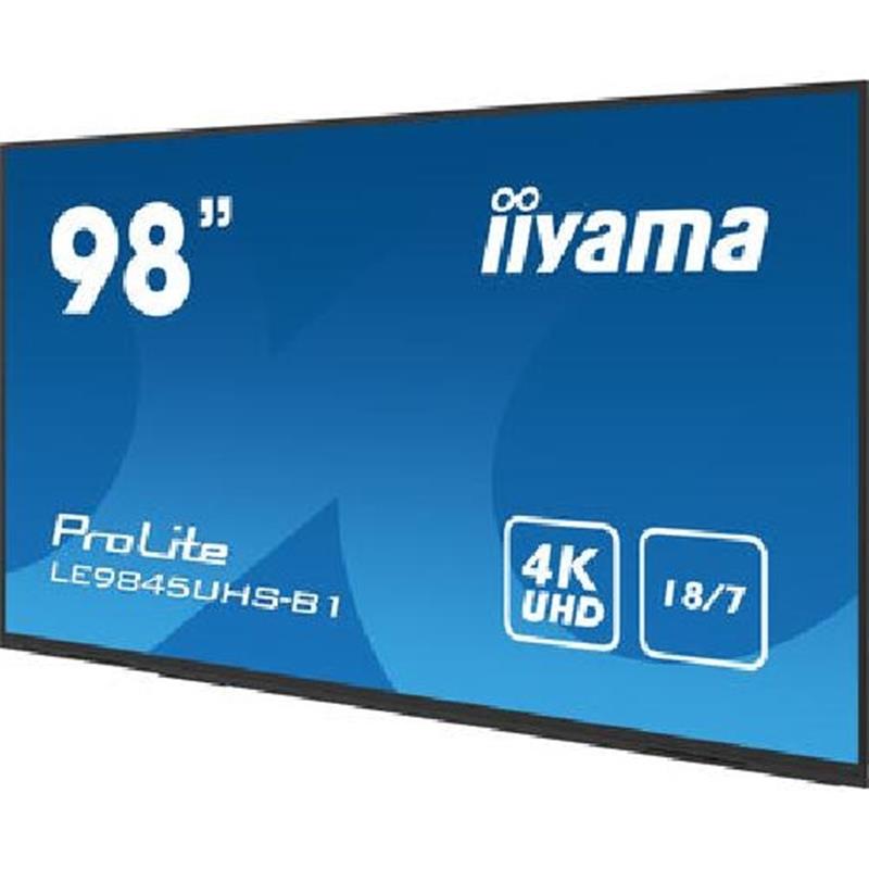 Iiyama 98i 3840x2160 4K UHD IPS VGA 3xHDMI