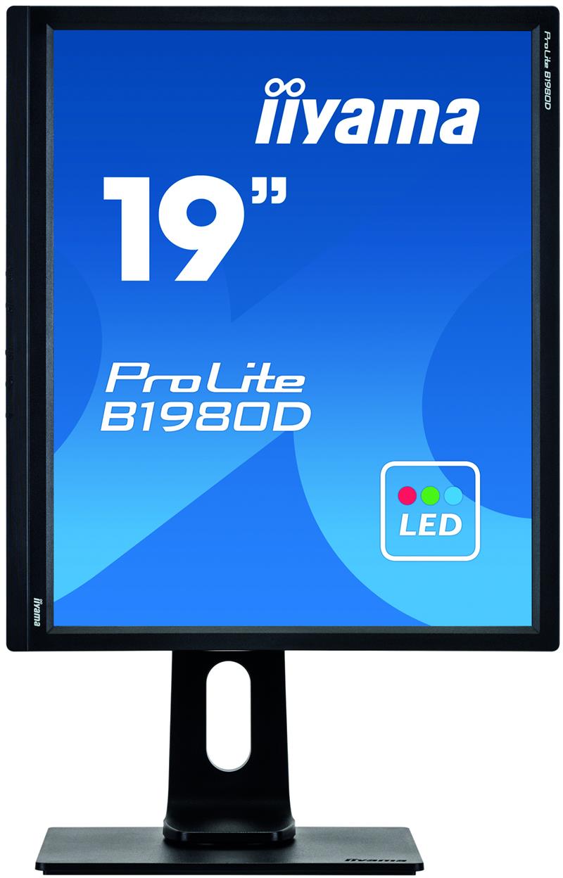 iiyama ProLite B1980D-B1 computer monitor 48,3 cm (19"") 1280 x 1024 Pixels SXGA LED Zwart
